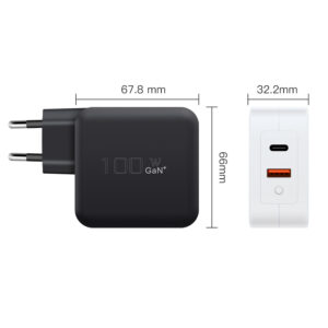 WEP-100-CA  Black&White 100W GaN Charger