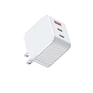 Custom 65W Black&White GaN Charger With EU,UK,US,AUS Plug