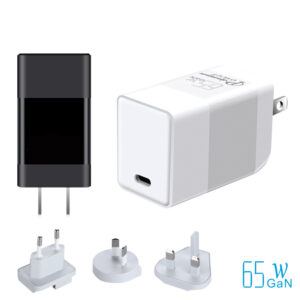 WEP-65-C 65W GaN Charger With EU,UK,US,AUS Plug